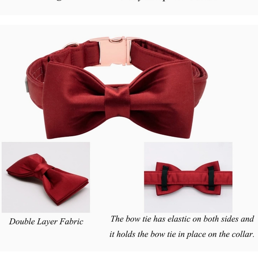 Red Bow Tie for Dogs